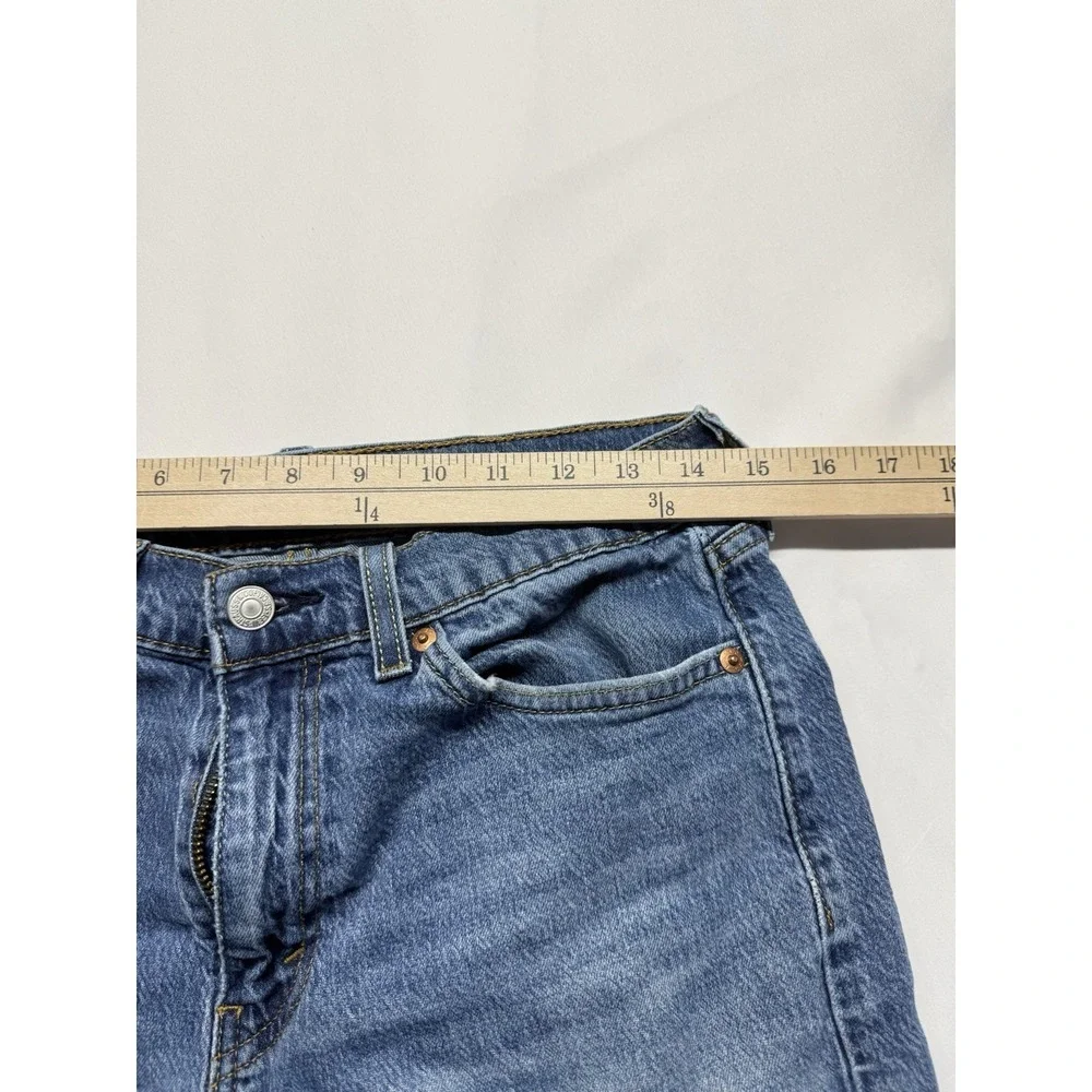 Levi's‎ 505 Jeans 30x32 medium wash Blue Zip Fly Denim Fading Casual